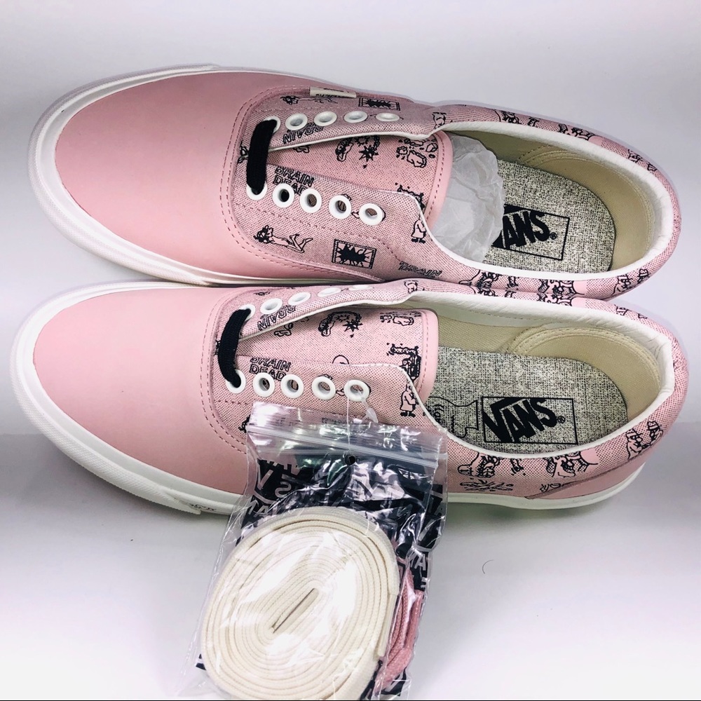 VANS Braindead Era LX Silver Pink Marshmallow Shoe - Picture 2 of 10